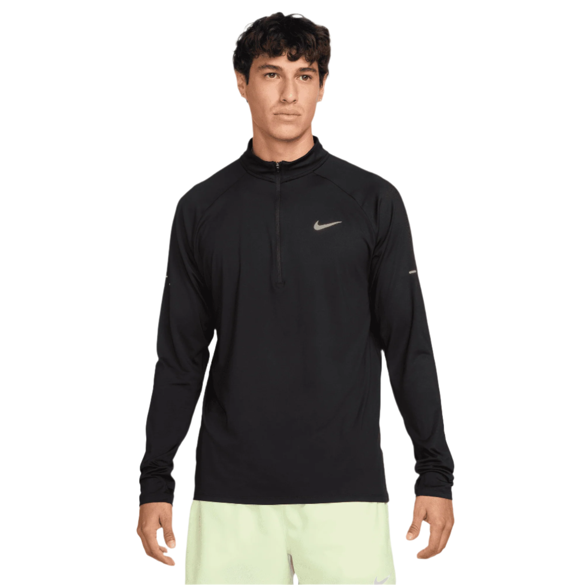 half zip nike running top
